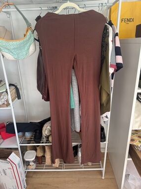 naked wardrobe Brown Wide Leg Jumpsuit